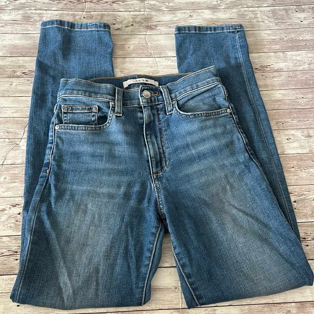 Joes Jeans High Rise Slim Cigarette Ankle Jeans in Wilbur Wash - Picture 2 of 12